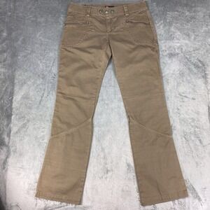 Vintage‎ Diesel Industry Pants Womens Sz 32 Brown Low Rise Cotton Boot Cut Y2K